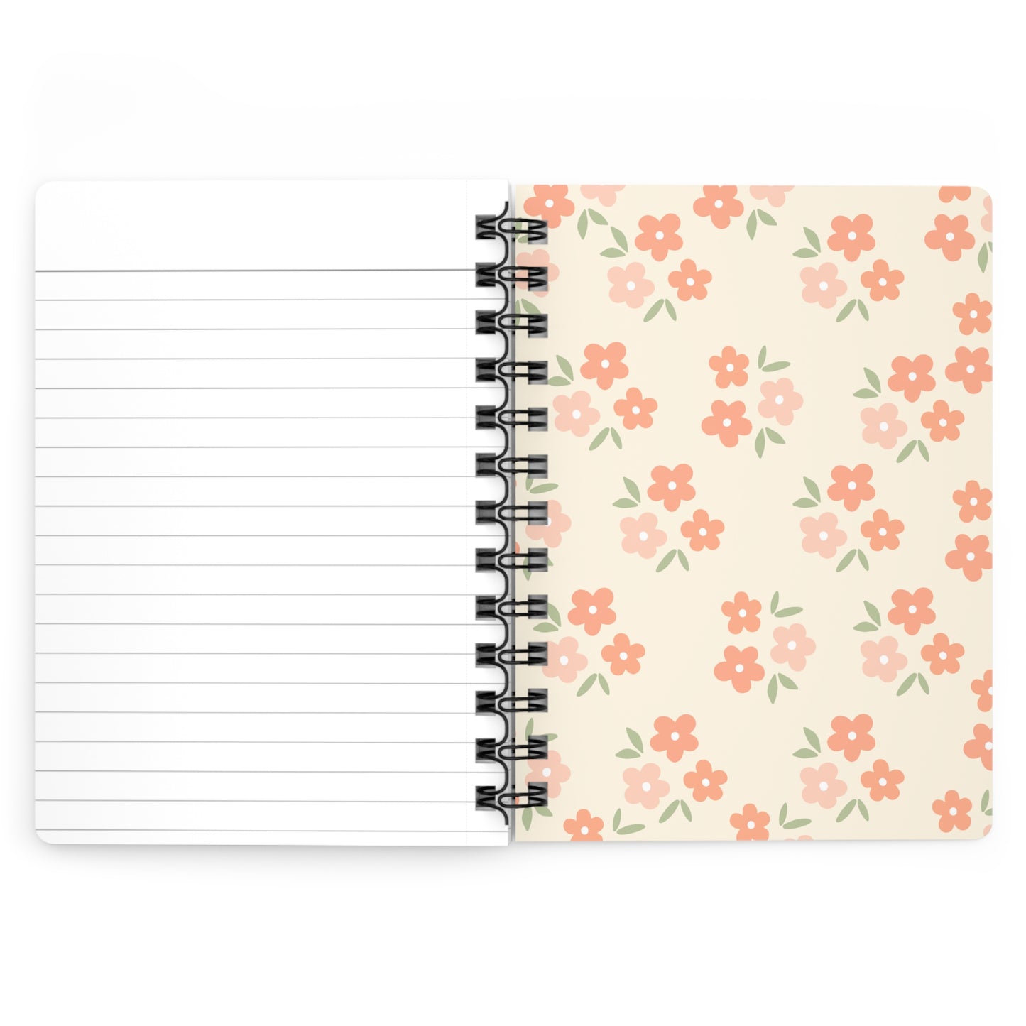 Whimsy Journal – Orange Spiral Bound Journal