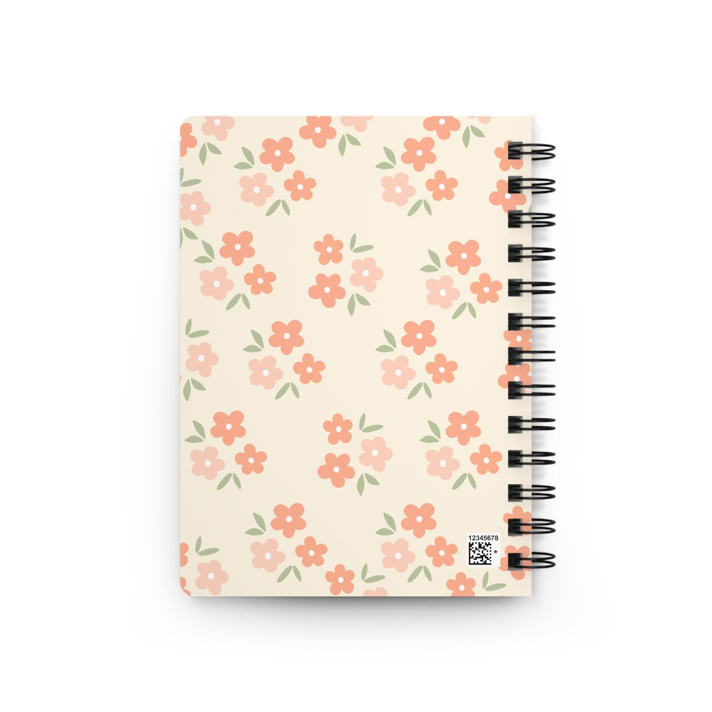 Whimsy Journal – Orange Spiral Bound Journal