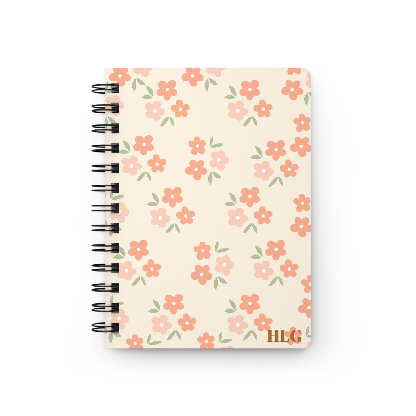 Whimsy Journal – Orange Spiral Bound Journal
